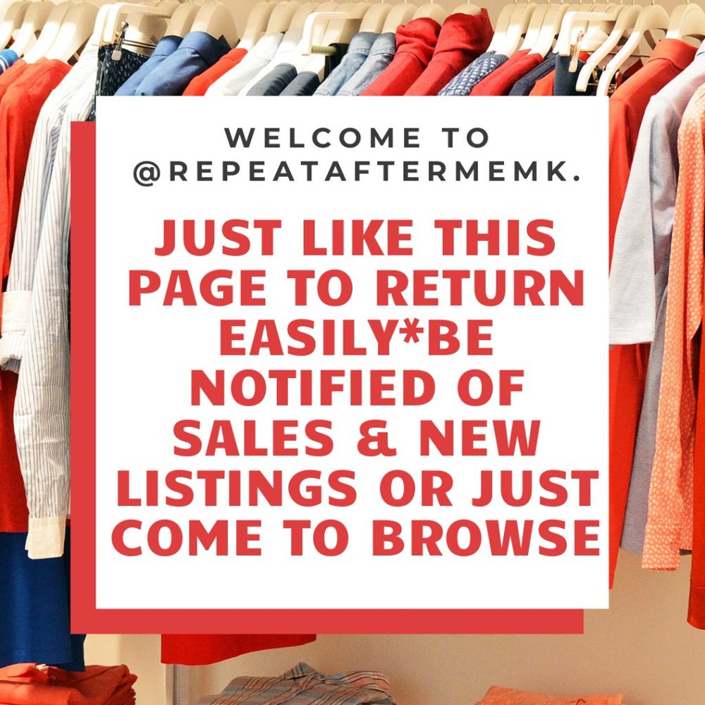 NEW LISTINGS-COME CHECK OUT MY CLOSET